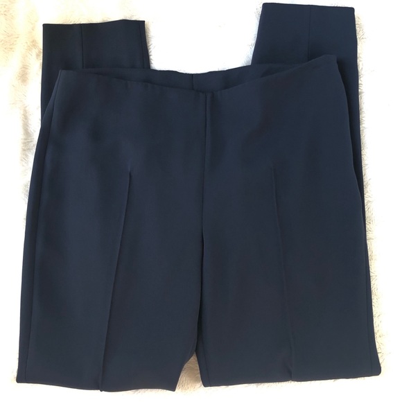 AKRIS Melissa Silk Slim Leg Side Zip Pant 8 NWOT - Picture 6 of 8